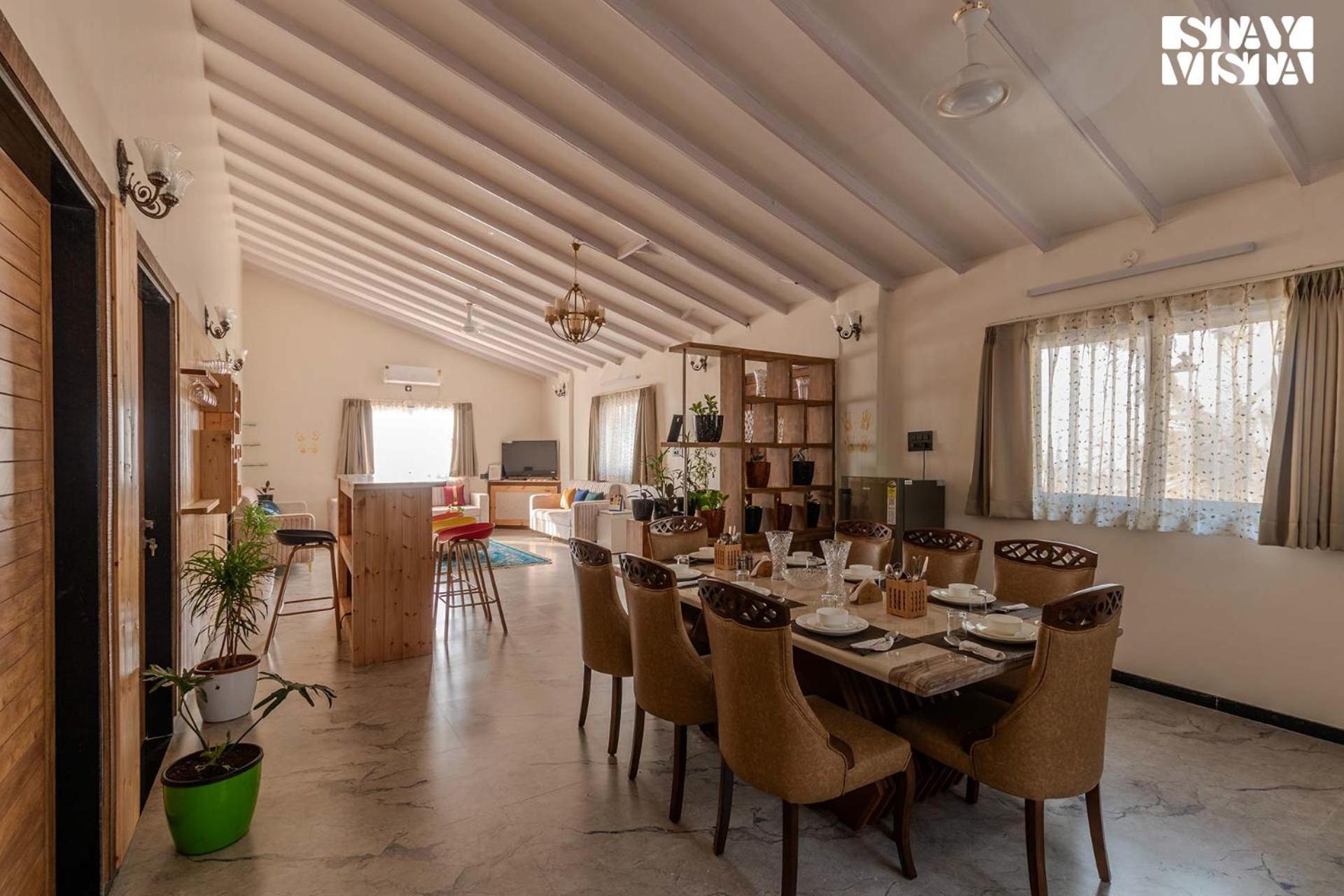 Stayvista'S Harvest Haven - Pool-View Villa With Deck & Machan Near Sula Нашик Екстериор снимка